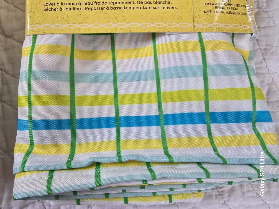 NEW Ashland Cloth Plaid Napkins Summer Celebrations 16"X18" Set Of 2 8 PC NIP - Image 2 of 4
