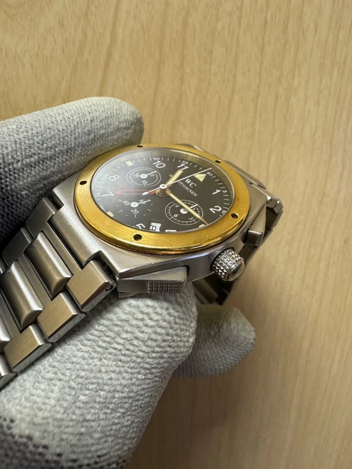 Reloj IWC Ingenieur Mecaquartz Cronógrafo con Alarma (Movimiento 3805) Foto 4 de 4