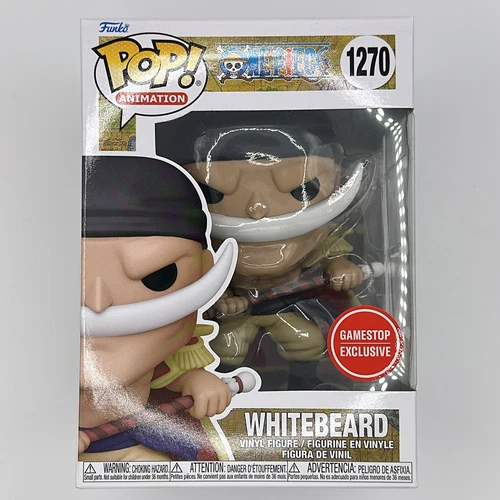 Funko Pop! One Piece Whitebeard Crunchy Roll #1270 Figure Gamestop Exclusive