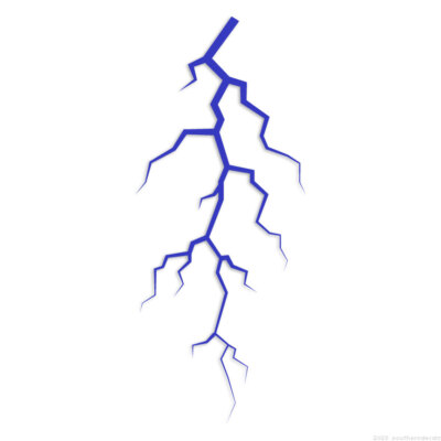 Lightning Bolt - Decal Sticker - Multiple Colors & Sizes - ebn6355