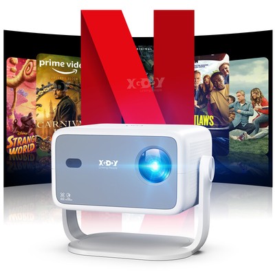 UHD 4K Beamer LED Projektor Full HD WLAN 5G Native 1080P Multimediaplay Heimkino