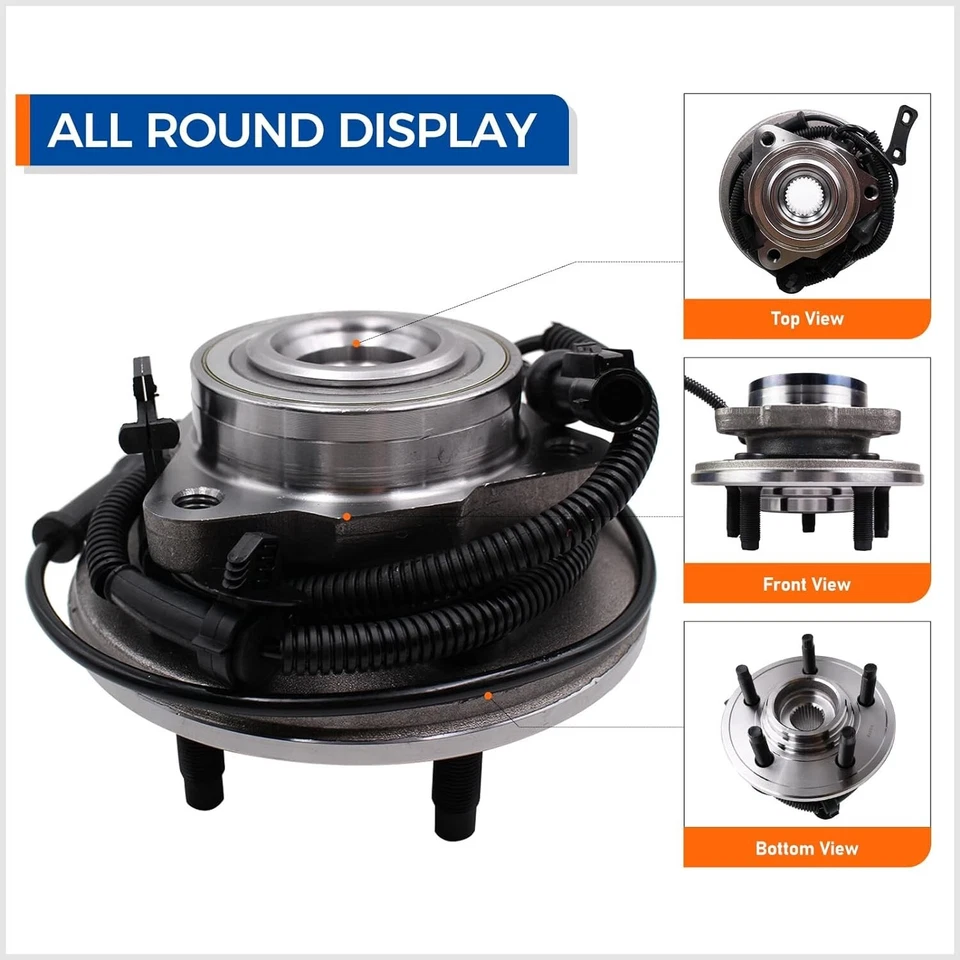 2x Buje de cojinete de rueda delantera para Ford Explorer Mercury Mountaineer 2006-2010 515078 Foto 2 de 4