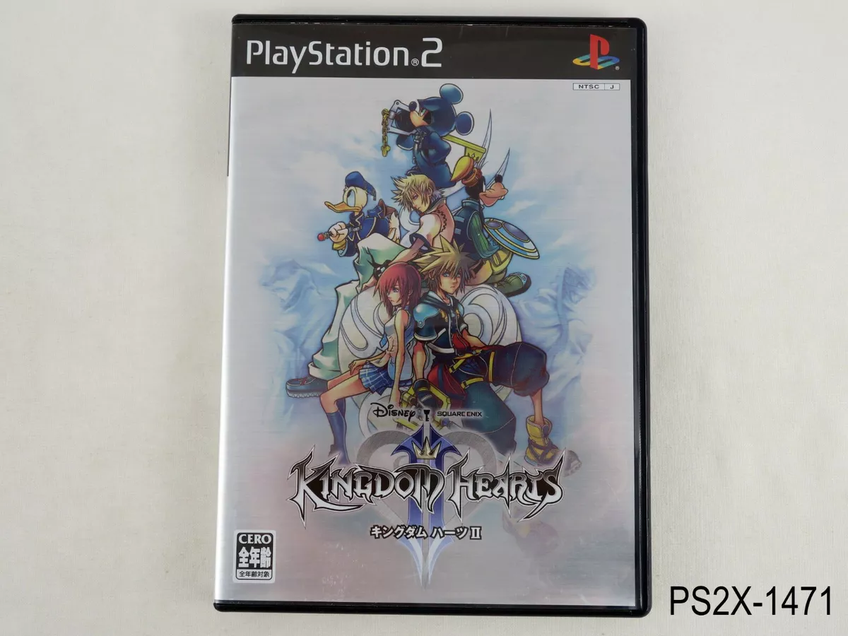 PS2 Kingdom Hearts 2 II Japan Import SQUARE Sony Playstation 2