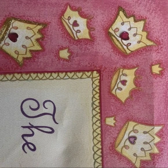 Princesa niña rosa arte pared decoración Foto 3 de 4