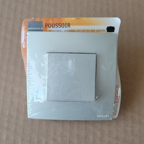 Poussoir De Sonnette Arnould 6A 230V Blanc - Modèle Club Réf. 55710 - Ancien Stock Neuf