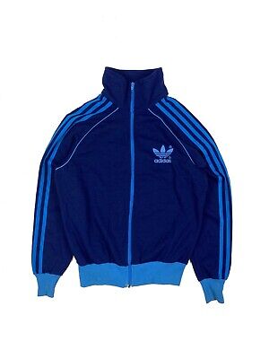 VINTAGE Jacket ADIDAS Made in Hong Kong 80s TRACKSUIT TOP BLUE Size XS | eBay VINTAGE Jacket ADIDAS Made in Hong Kong 80s TRACKSUIT TOP BLUE Size XS | eBay
