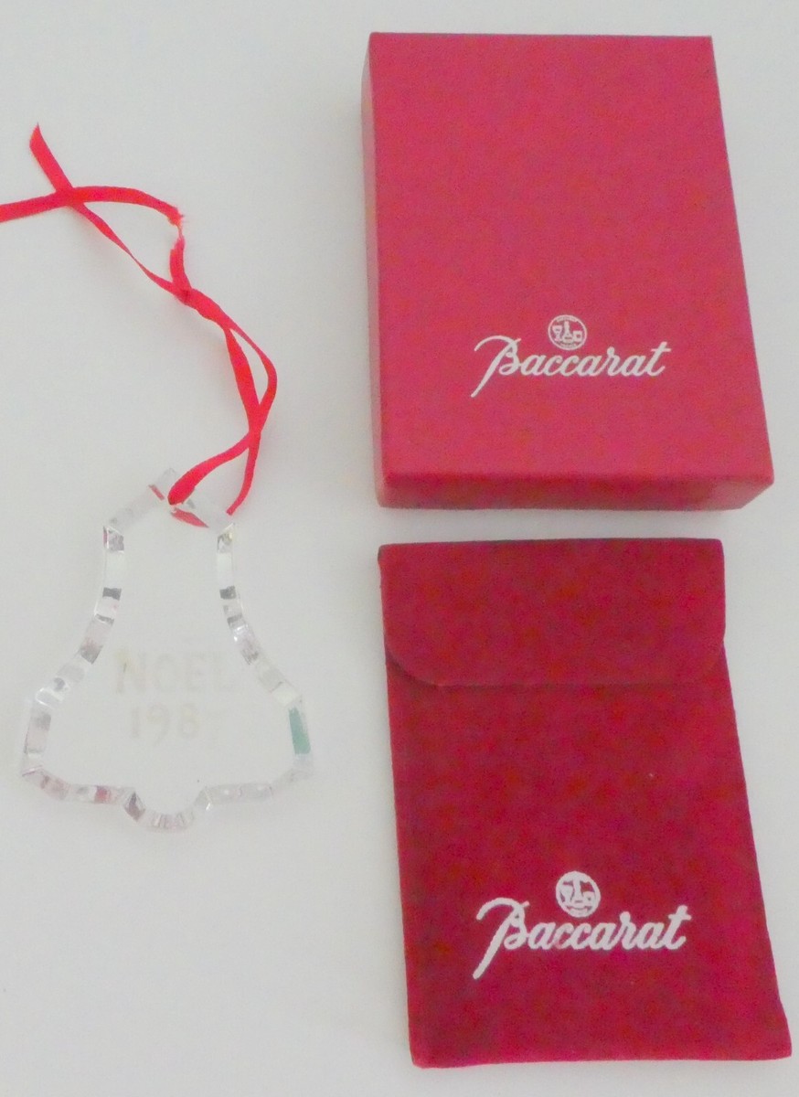 Baccarat ノエルオーナメント 1987 Baccarat ノエルオーナメント 1987 BACCARAT Crystal Christmas