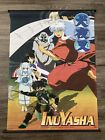 2004 Inuyasha 42” x 31” Hanging Scroll Fabric Banner Colorful Japanese Manga