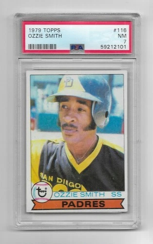 1979 Topps:#116 Ozzie Smith,Padres RC PSA-7
