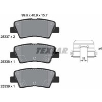 Textar 2533707 Bremsbelagsatz FüR Hyundai KIA I30 Veloster Kona Sonata Elantra