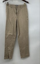 Lands End Straight Leg Chino Pants Women's 16 Beige Casual