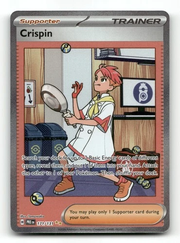 Crispin 171/131 - Prismatic Evolutions - Pokemon Card NM/M