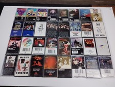 Vintage Classic Rock Cassette Lot 32 Pink Floyd Who Styx BOC Uriah Heep 70s 80s