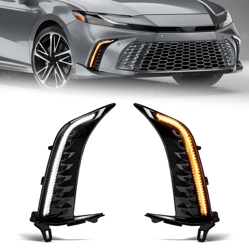 For 2025 2026 Toyota Camry SE XSE Daytime Running Lamps DRL Fog Light with Turn