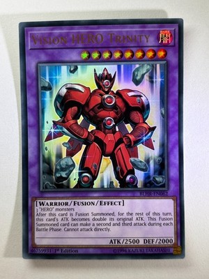 Vision HELD Dreifaltigkeit BLHR-DE062 Ultra Rare 1. Auflage YuGiOh Karte NM