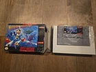 Mega Man X (Super Nintendo SNES)  Game and Box, NO Manual.