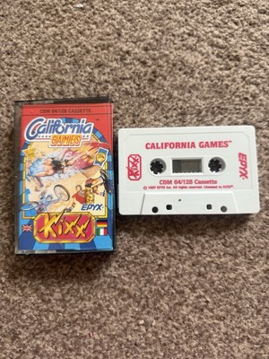 Commodore 64 / 128 C64 Spiel - California Games von Kixx getestet sehr guter Zustand