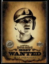 2001 Upper Deck #MW11 Alex Rodriguez Upper Deck's Most Wanted Card 1102M