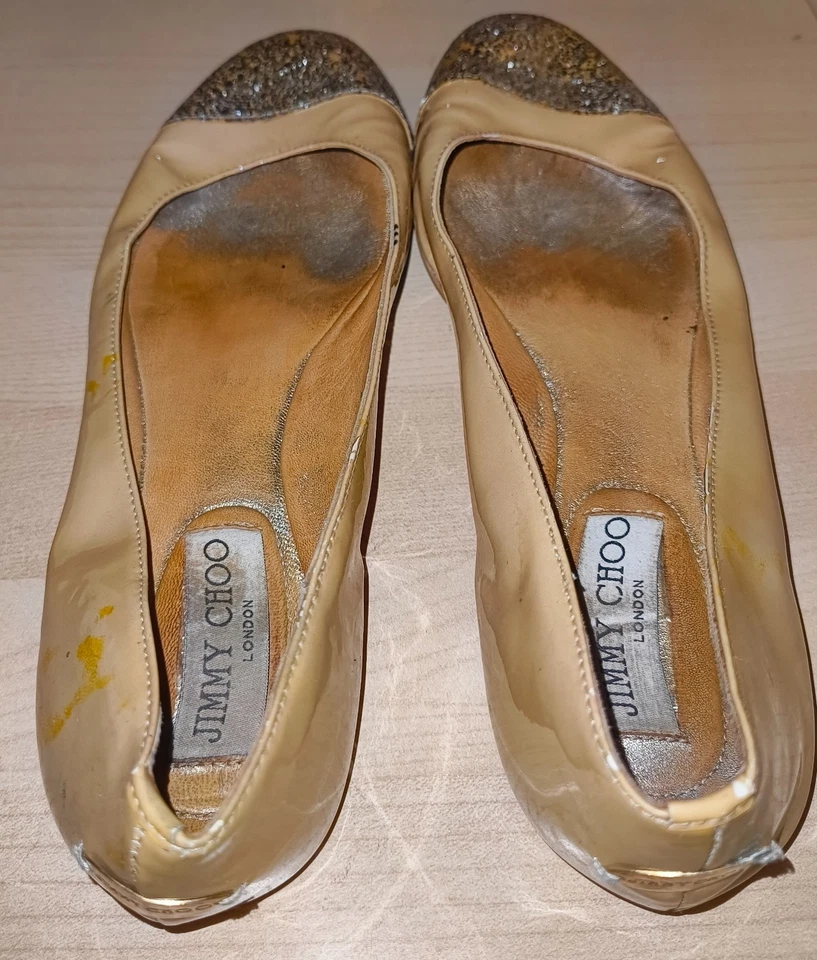 Jimmy Choo Ballerinas 38,5 -  stark getragen used - Bild 1 von 1