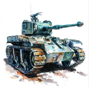 Military World War Tank Vehicle Self Adhesive Sticker