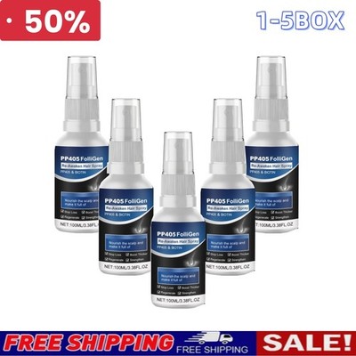 PP405 Folli Gen Re-Awaken Hair Spray - Anti-Hair Loss Hair Growth 1-5 Box