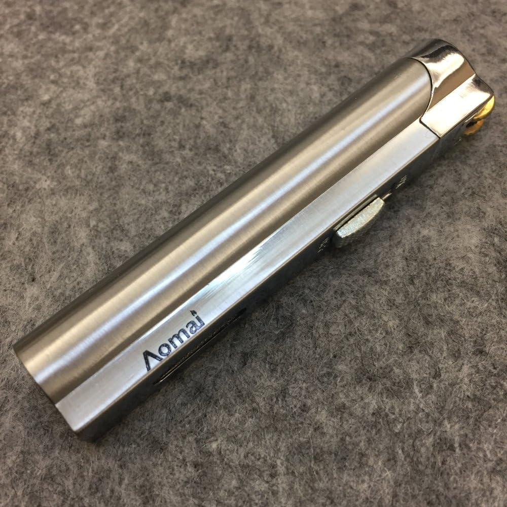 Windproof Jet Torch Butane Flame Butane Viewable Cigar Cigarette Lighter with Lo