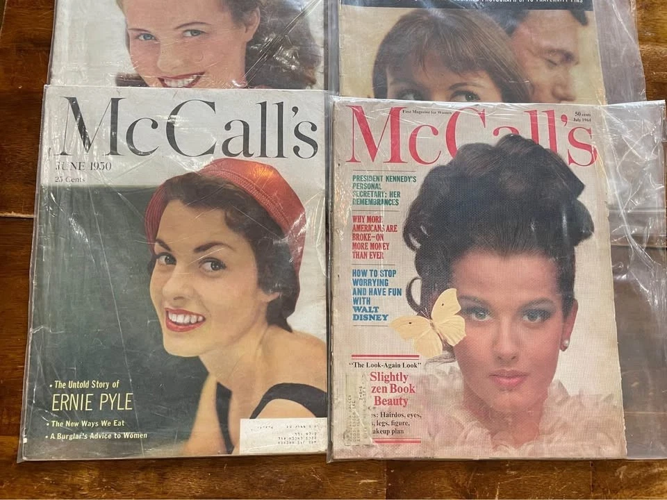 Lot of 5 McCall’s Magazines. 1949, 1959, 1950, 1964, 1959. See pics. - Image 3 of 4
