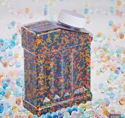 Mixed colors  Gel Water Blaster Refill Ammo 7-8 Mm Pack 60000 Pieces