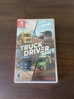 Truck Driver Game for Nintendo Switch W/ Case In Very Good Condition
