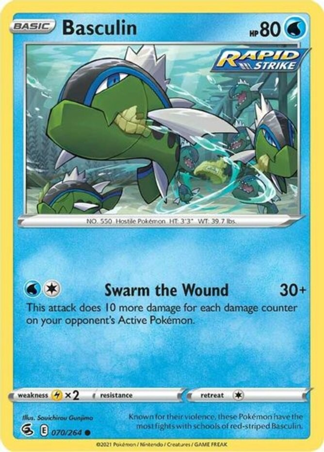 Basculin - 070/264 - Common - Near Mint - Sword & Shield - Fusion Strike