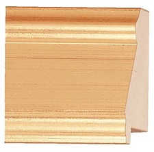 Picture Frame Moulding Wood 18Ft Bundle - Contemporary Gold Finish - 2.25" Wid