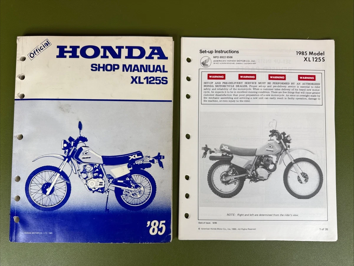 XL125S Motorcycle Repair Manuals & Literature for sale | eBay