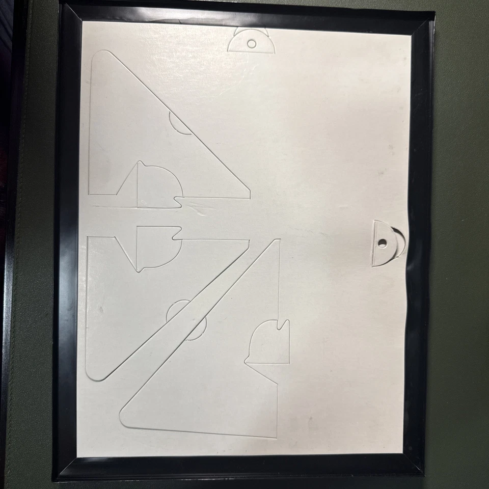 Collage Jeff Gordon numerado en marco de plástico negro #5427 de 12500 coleccionables Foto 3 de 3