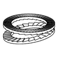 Reyher Keilsicherungsscheiben 88032 3,9X9,0X1,7 Flznnc (200 StüCk)