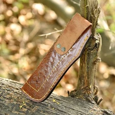 Handmade Leather Knife Sheath Fix Blade Knife Folding Pocket Knives MultipleTool