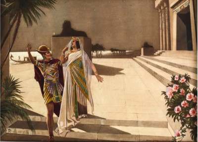William de Leftwich Dodge Color Lithograph Aida 1899
