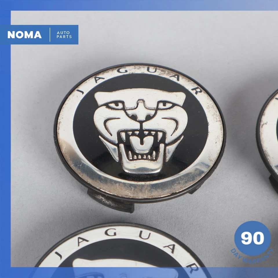 Jaguar X150 XK XKR 2010 juego de 4 tapas de placa central de carretera 8W931A096AB fabricante original Foto 4 de 4