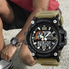 "Tactical Military Sports Watch - Waterproof Multifunctional Electronic Timepiec