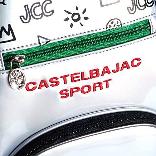 CASTELBAJAC Golf Caddy Bag Cart Type silver 9 type 47 inches - Picture 4 of 7
