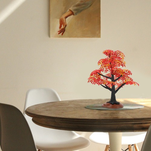 3 PCS Maple Model Home Tree Desgn Simulated Bonsai Accessories - Picture 10 of 12