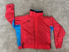 Columbia Vintage Bugaboo Jacket Coat Large Red & Blue