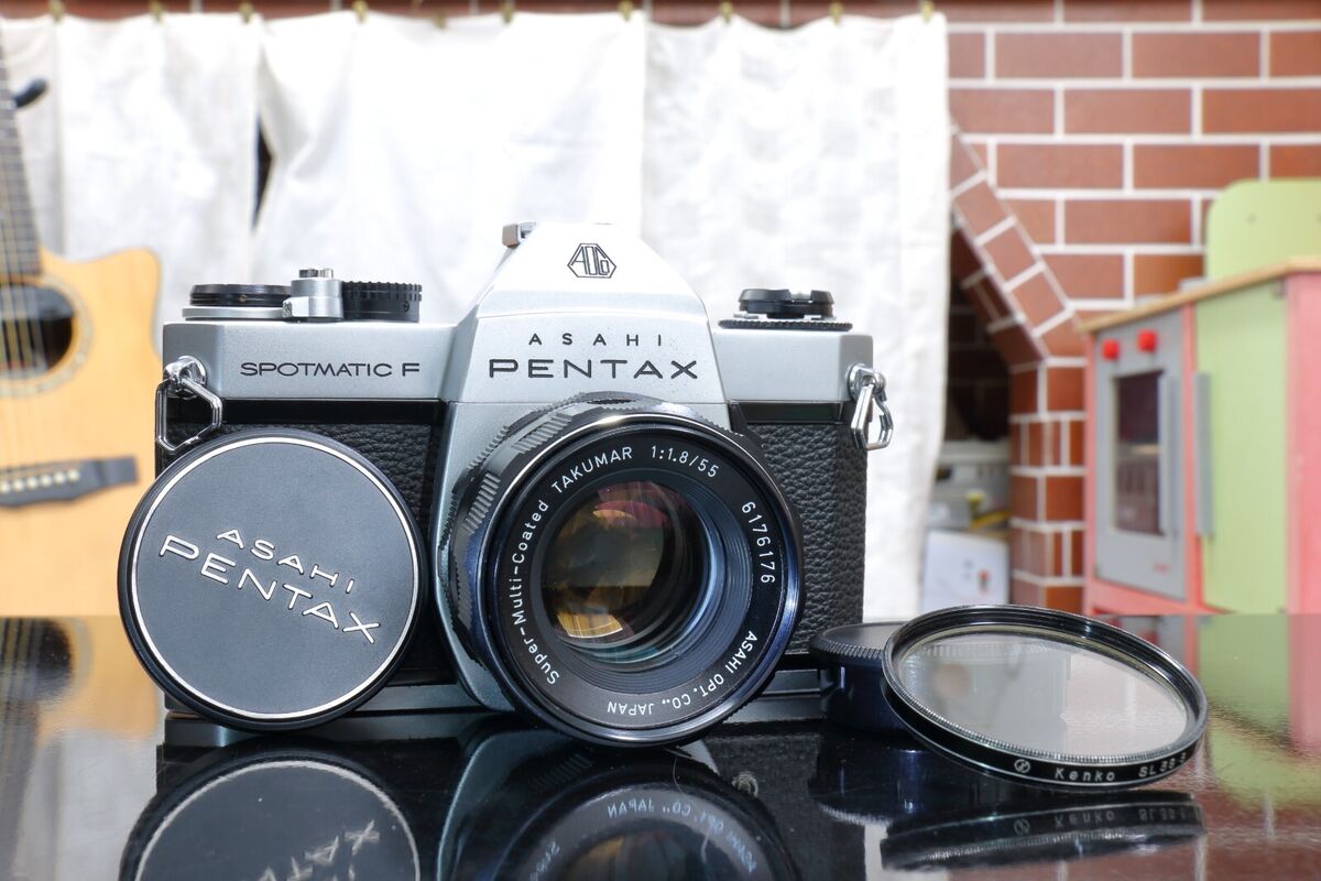 Pentax Spotmatic F SPF SLR Film Camera SMC Takumar 55mm F1.8 Pentax Spotmatic F SPF SLR Film Camera SMC Takumar 55mm F1.8