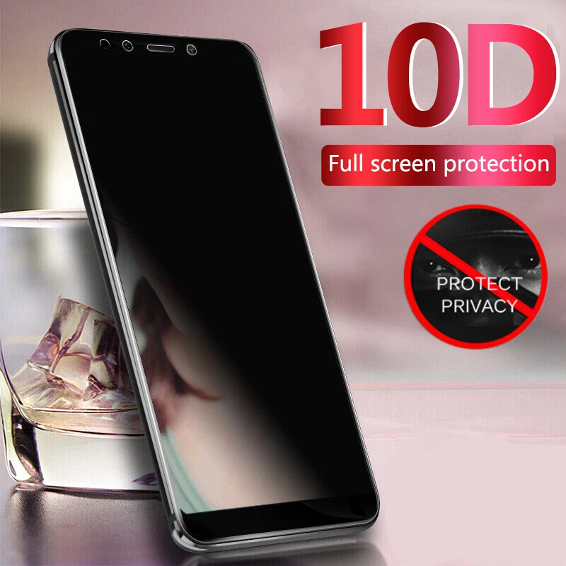 Protector de pantalla de vidrio templado antiespía 10D para iPhone 15 14 13 12 11 Pro Max X Foto 3 de 4