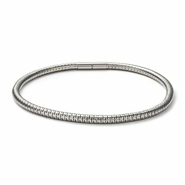 Gargantilla de acero inoxidable cadena de cuello Monomania 38 cm 41063 - Imagen 2 de 2