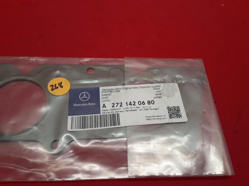 NEW OEM:  2003-2014 Mercedes-Benz Exhaust Manifold Gasket Set of 2 - Image 2 of 4
