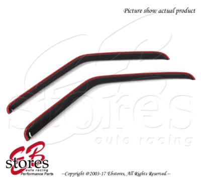 Smoke Tinted In Channel Vent Visor Deflector 2pcs For 1988-1992 Ford Ranger Smoke Tinted In Channel Vent Visor Deflector 2pcs For 1988-1992 Ford Ranger
