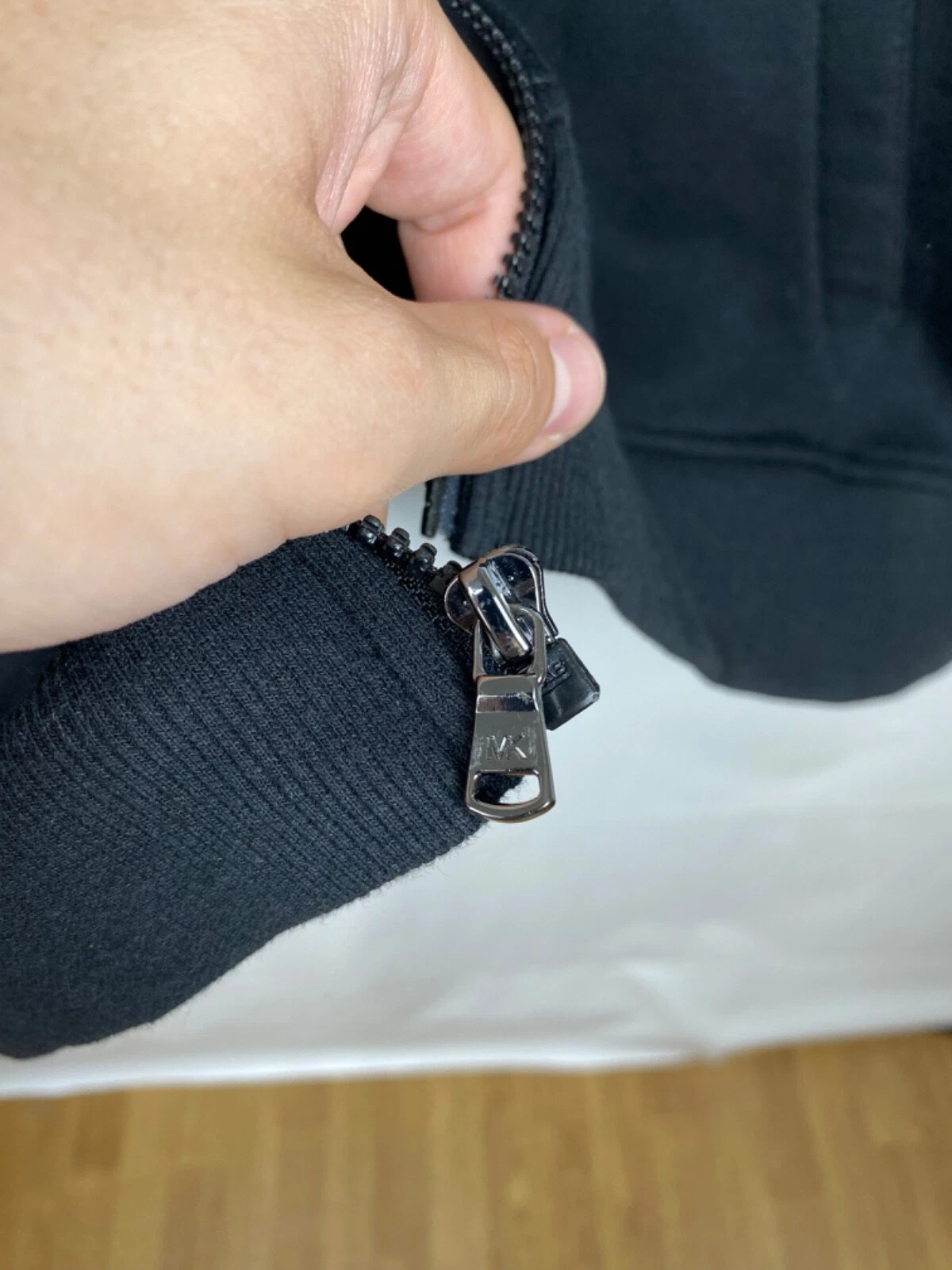 Felpa con cappuccio uomo Michael Kors con cerniera logo taglia XL