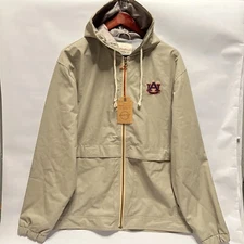 Auburn University Tigers Original Weatherproof Vintage Khaki Jacket Mens Large
