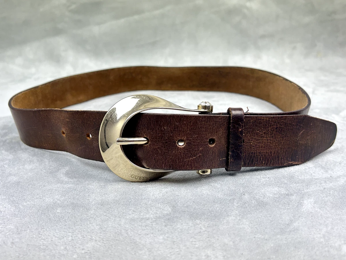Ceinture réversible homme en cuir marron et noire Guess Maroquinerie - Ceinture & bretelle Homme sur
