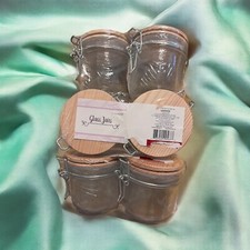 HORIZON GROUP USA 2 count Glass Jars NEW - Set of 3
